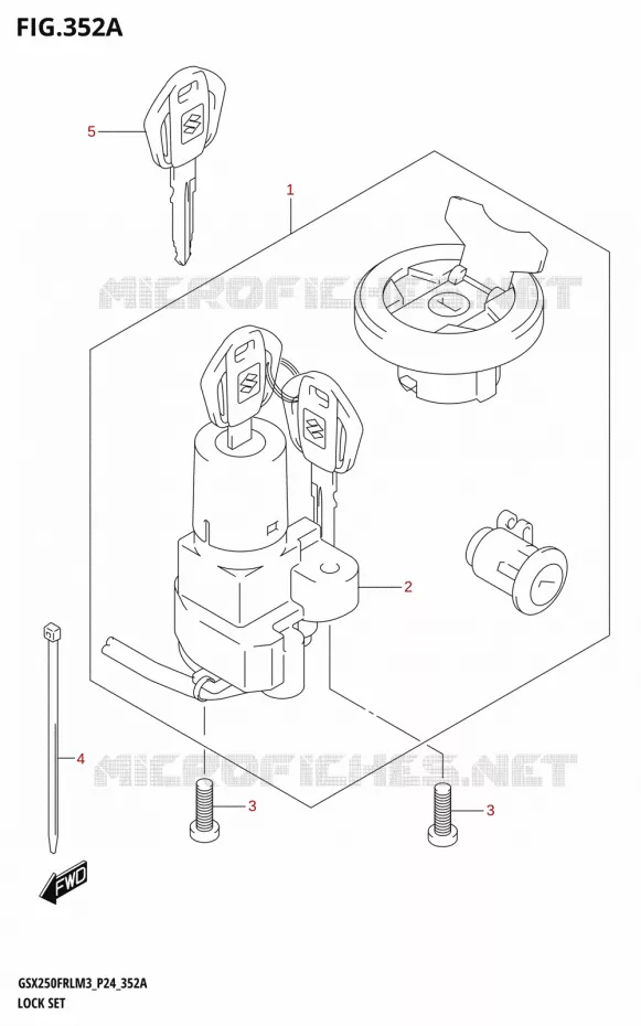 CONTACTSLOT Suzuki MOTO 250 GSX-R 2023  GSX250FRLX / GSX250FRL M3 (P24)