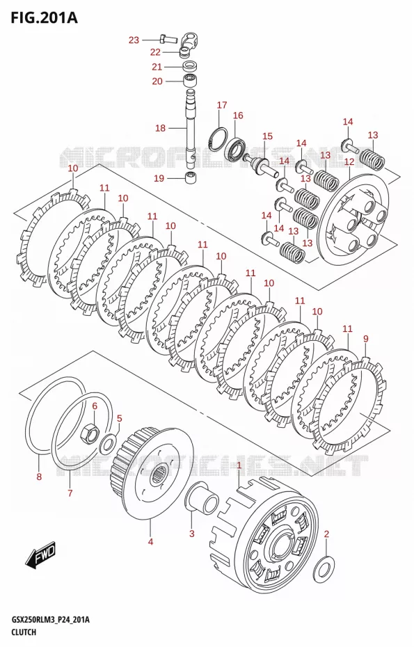 KOPPELING Suzuki MOTO 250 GSX-R 2023  GSX250RL M3 (P24)