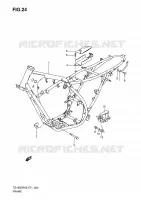 FRAME voor Suzuki TS-ER 185 2005