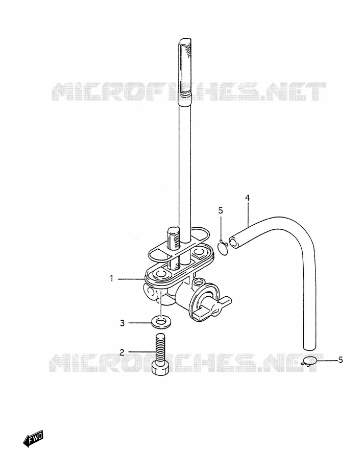 FUEL COCK Suzuki MOTO 200 TS-R 1991  TS200RM(E28)