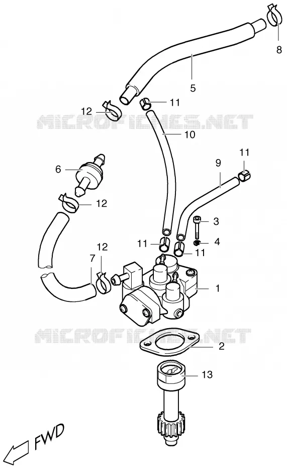 OLIEPOMP Suzuki SCOOTER 50 ESTILETE 2000  UF50ZY