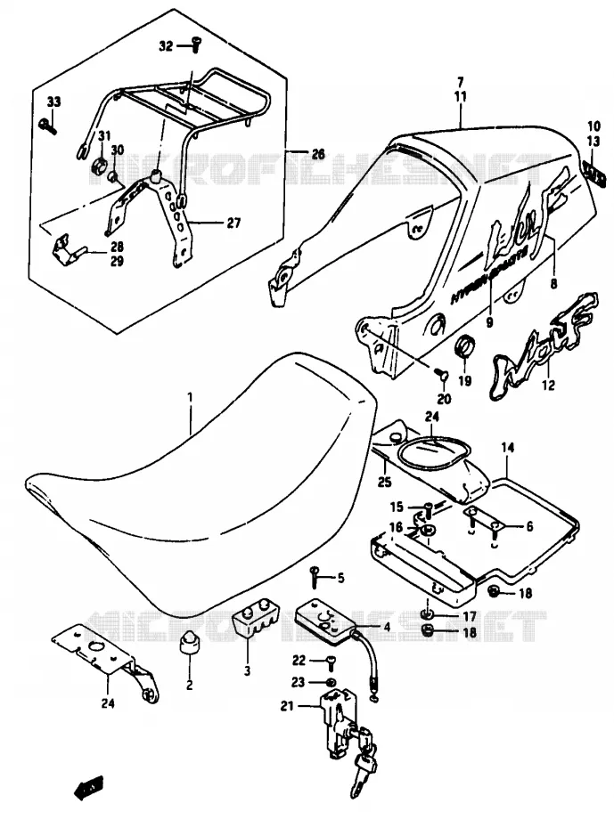 SEAT Suzuki MOTO 50 Autres-modeles 1991  TV50M(M/R)