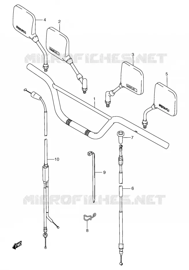 STUUR Suzuki MOTO 125 TS-R 1994  TS125RR(E2)
