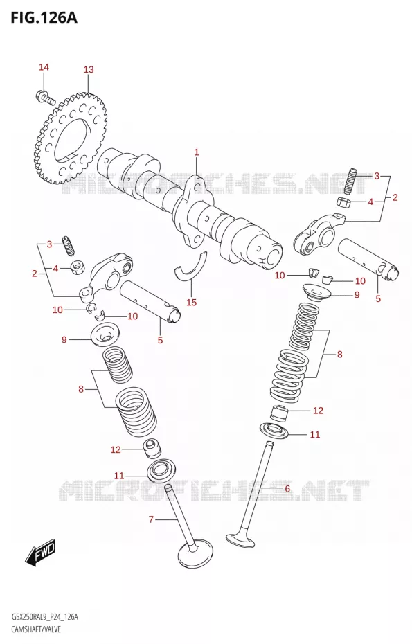 NOKKENAS - KLEPPEN Suzuki MOTO 250 GSX-R 2019  GSX250RA L9/GSX250RZA L9 P24