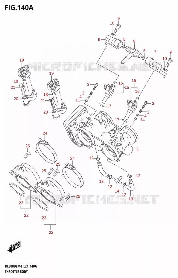 GASKLEPHUIS Suzuki MOTO 800 V-STROM 2024  DL800DERC M4 (E21)