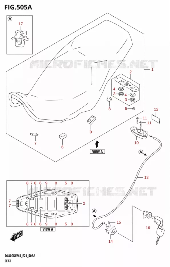 SEAT Suzuki MOTO 800 V-STROM 2024  DL800DERC M4 (E21)