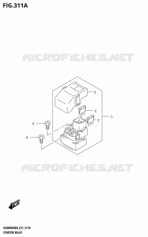 START RELAIS Suzuki MOTO 800 V-STROM 2024  DL800DEUC M4 (E21)