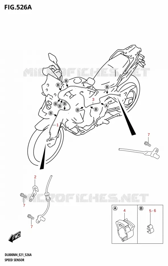 SNELHEIDSSENSOR Suzuki MOTO 800 V-STROM 2024  DL800RQ M4 (E21)
