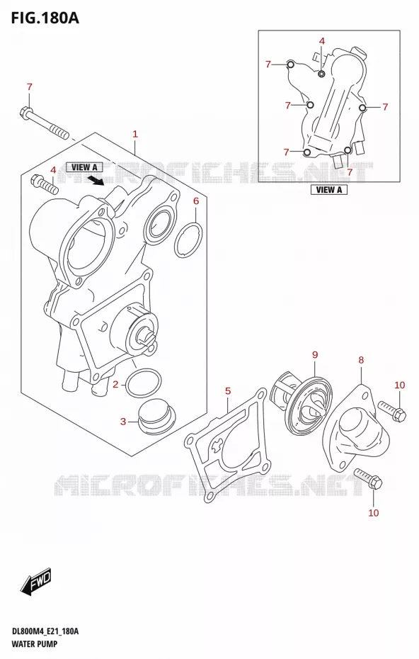 WATERPOMP Suzuki MOTO 800 V-STROM 2024  DL800RQ M4 (E21)