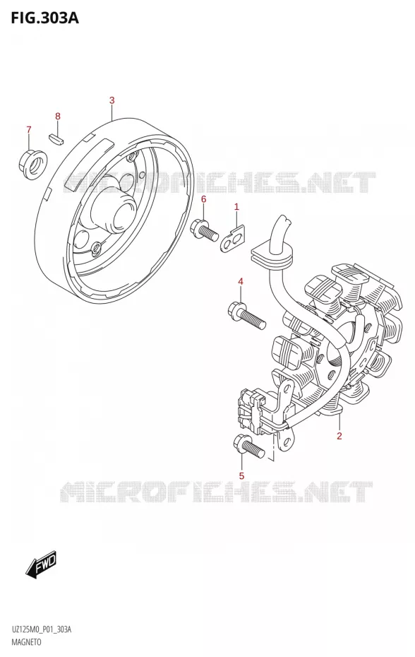 ONTSTEKING Suzuki SCOOTER 125 ACCESS 2020  UZ125NE M0 (E01)