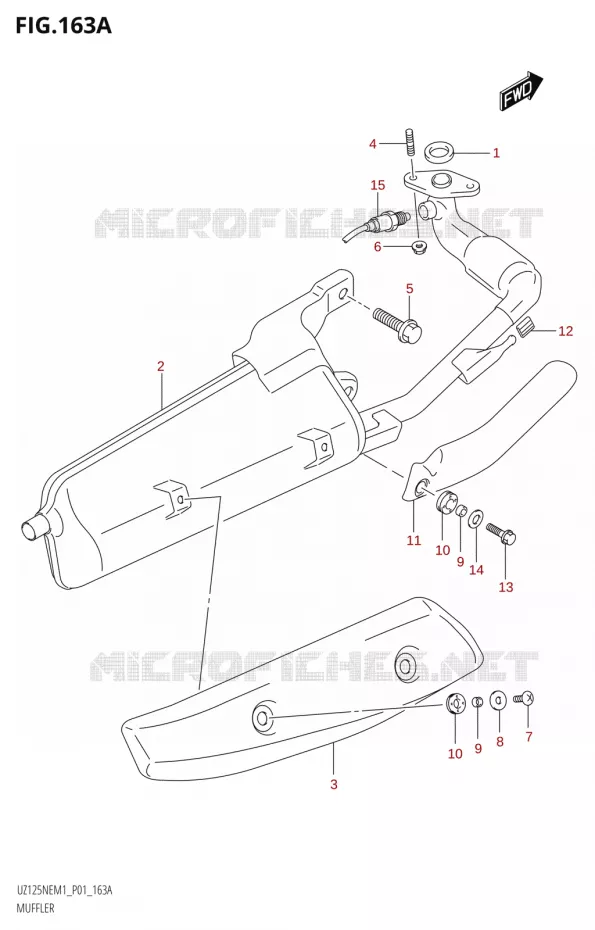 GELUIDDEMPER Suzuki SCOOTER 125 ACCESS 2021  UZ125NE M1 (E01)