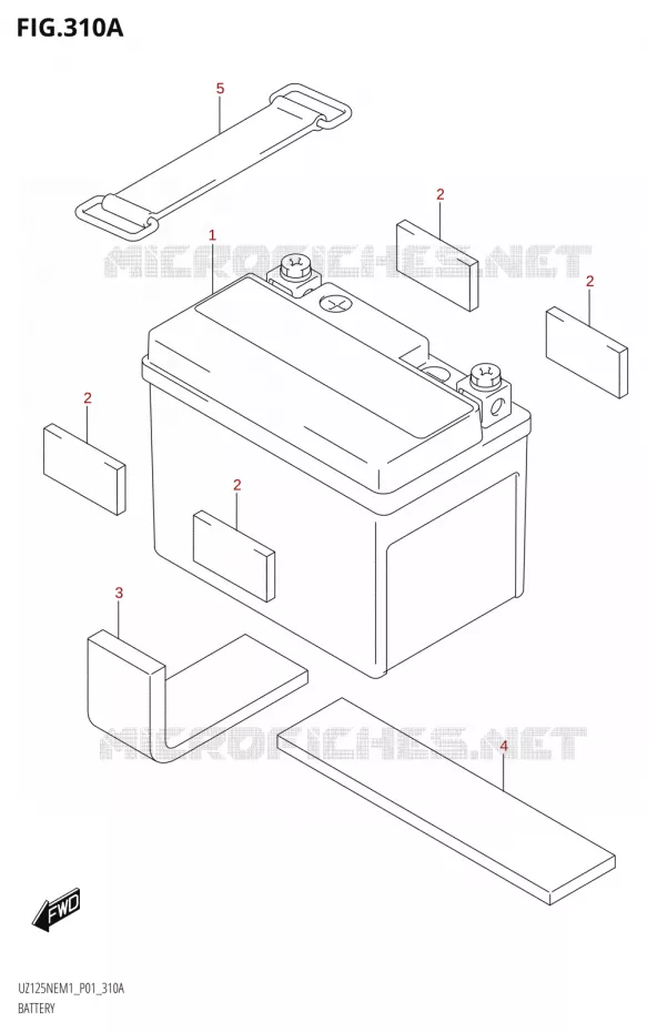 ACCU Suzuki SCOOTER 125 ACCESS 2023  UZ125NEY M3 (P19)