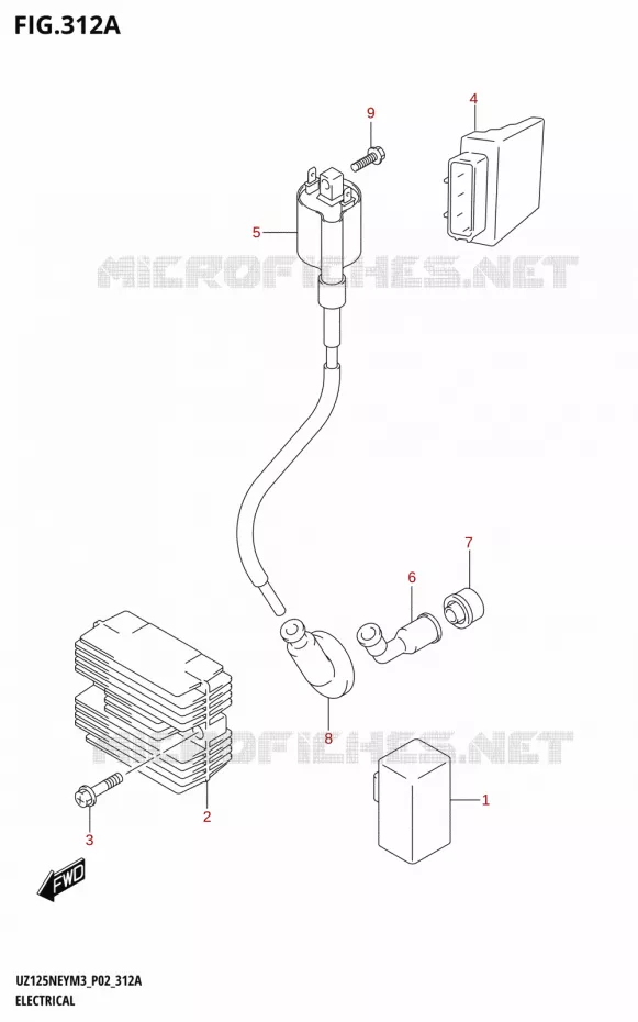 ELEKTRISCH Suzuki SCOOTER 125 ADDRESS 2023  UZ125NEY M3 (P19)