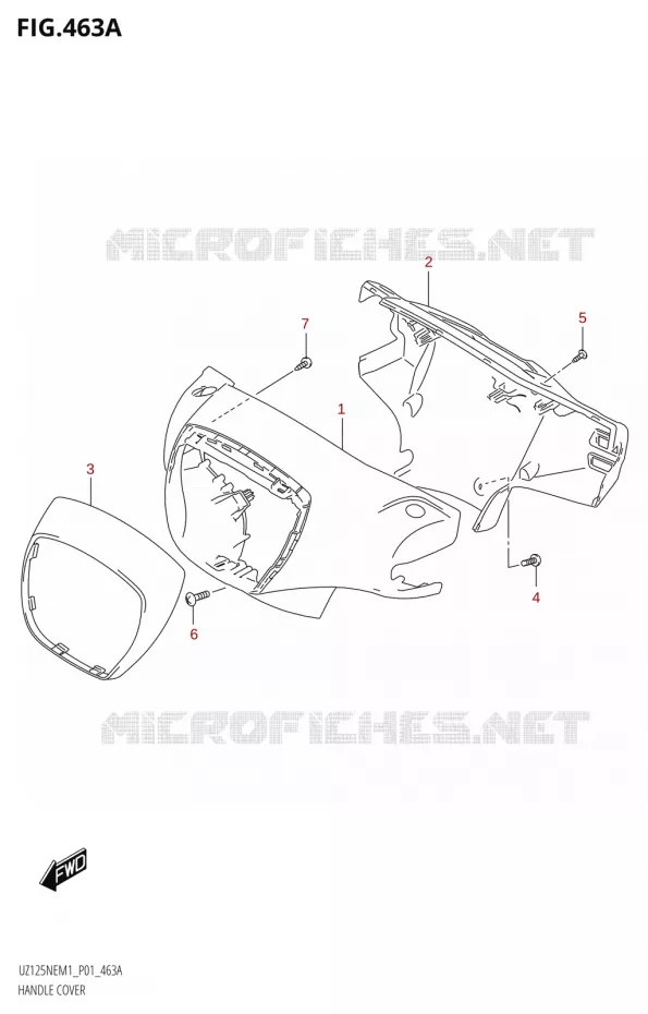 STUUR KUIP Suzuki SCOOTER 125 ACCESS 2023  UZ125NEY M3 (P19)