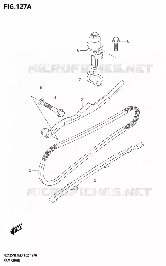 TIMING Suzuki SCOOTER 125 ADDRESS 2023  UZ125NEY M3 (P19)