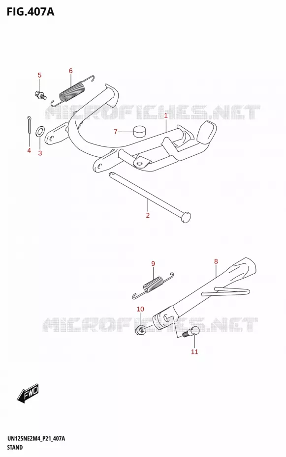 STAND Suzuki SCOOTER 125 AVENIS 2024  UN125NE M4 (P21)