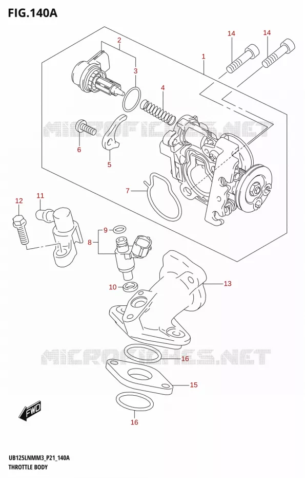 GASKLEPHUIS Suzuki SCOOTER 125 BURGMAN 2023  UB125LNM M3 (P21)