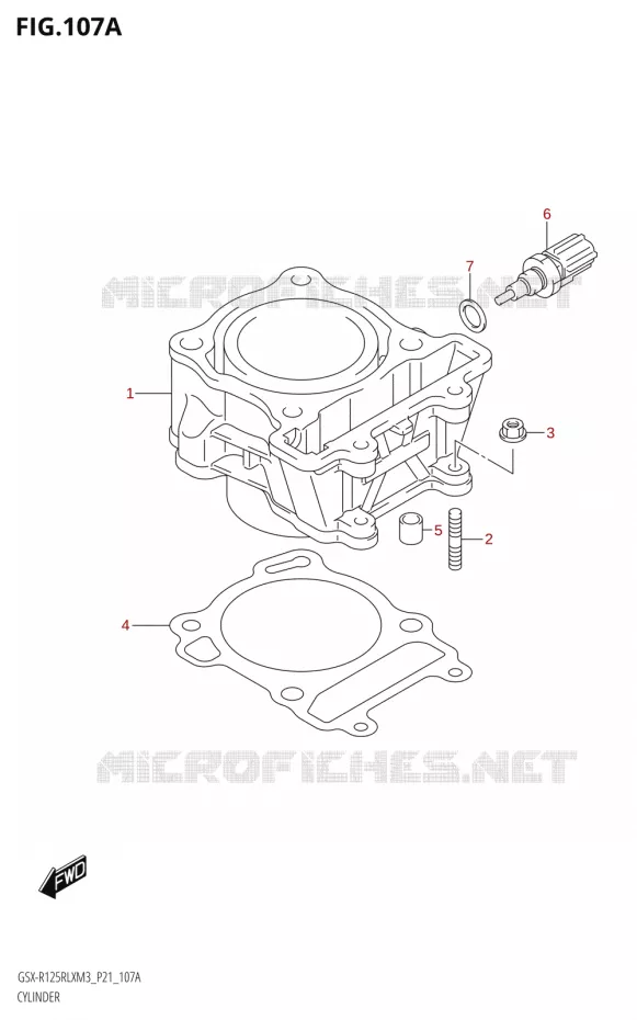 CILINDER Suzuki MOTO 125 GSX-R 2023  GSX-R125RLX M3 (P21)