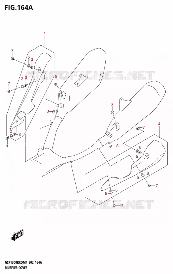 GELUIDDEMPER Suzuki MOTO 1300 HAYABUSA 2024  GSX1300RRQ M4 (E19)