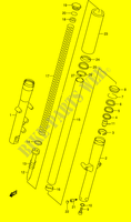 FRONT SCHOKDEMPER (MODELE W/X) voor Suzuki INTRUDER 1500 2014