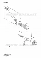 KICKSTARTER voor Suzuki TS-ER 185 2005