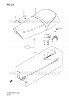 SEAT voor Suzuki TS-ER 185 2005