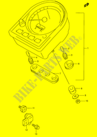 SNELHEIDSMETER (MODELE X/Y/K1/K2/K3/K4) voor Suzuki INTRUDER 1500 2014