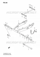 SWINGARM voor Suzuki TS-ER 185 2005
