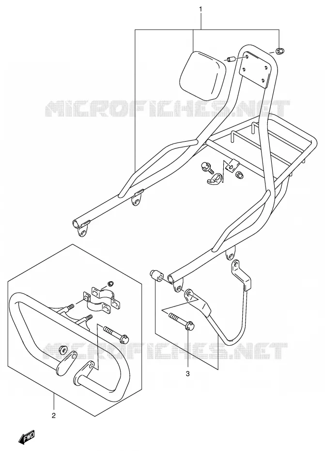 CARRIER (OPTION) Suzuki MOTO 125 INTRUDER 2003  VL125LK3(E2)