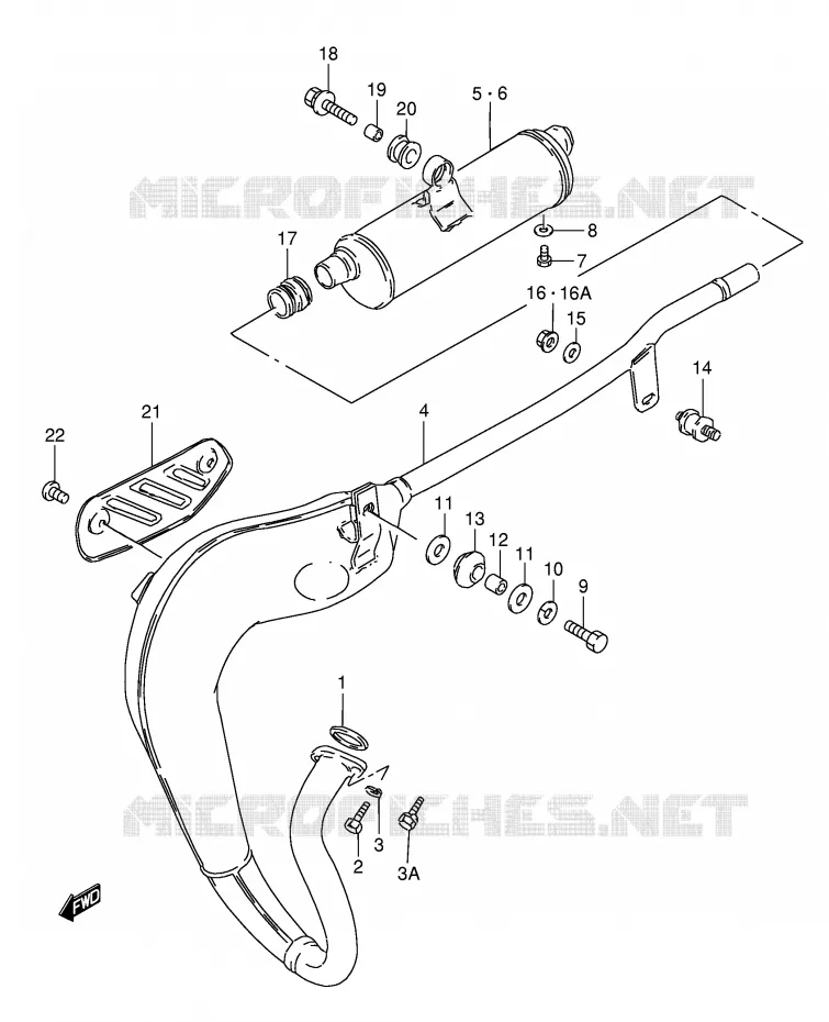 GELUIDDEMPER Suzuki MOTO 50 TS-X 1994  TS50XKR(E1)
