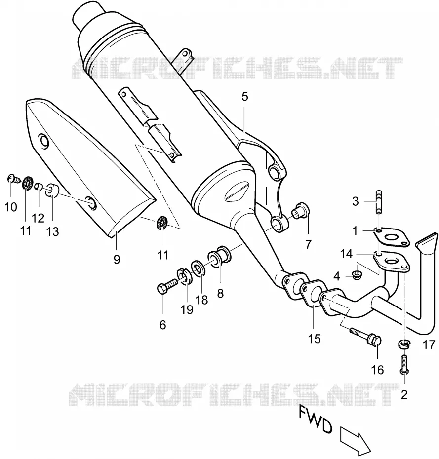 GELUIDDEMPER Suzuki SCOOTER 50 ESTILETE 2001  UF50K1