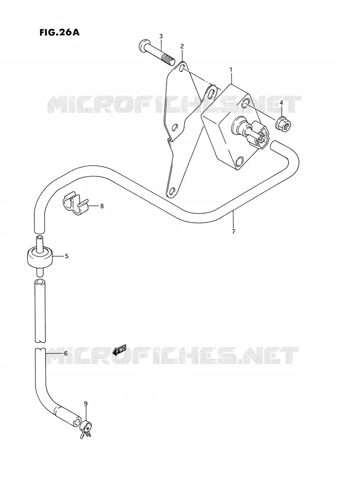 LUCHTSENSOR (MODELE K/L/M/N/P/R/S) Suzuki MOTO 1400 INTRUDER 1990  VS1400GLFL(E2)