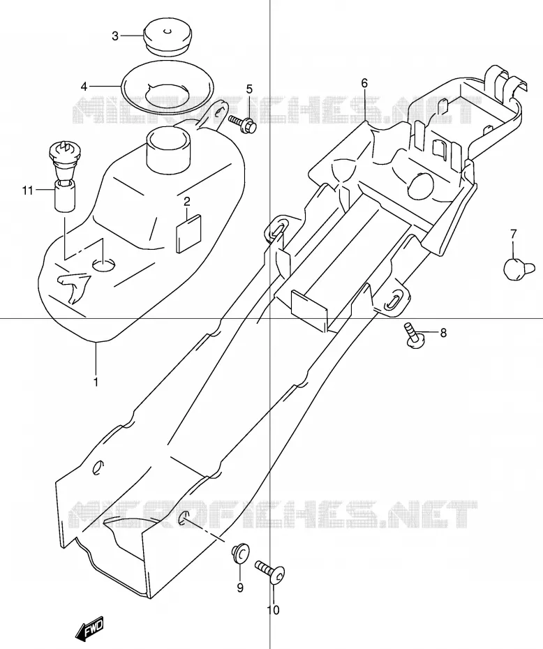 OLIE TANK Suzuki MOTO 50 STREET-MAGIC 2000  TR50SY(E2)