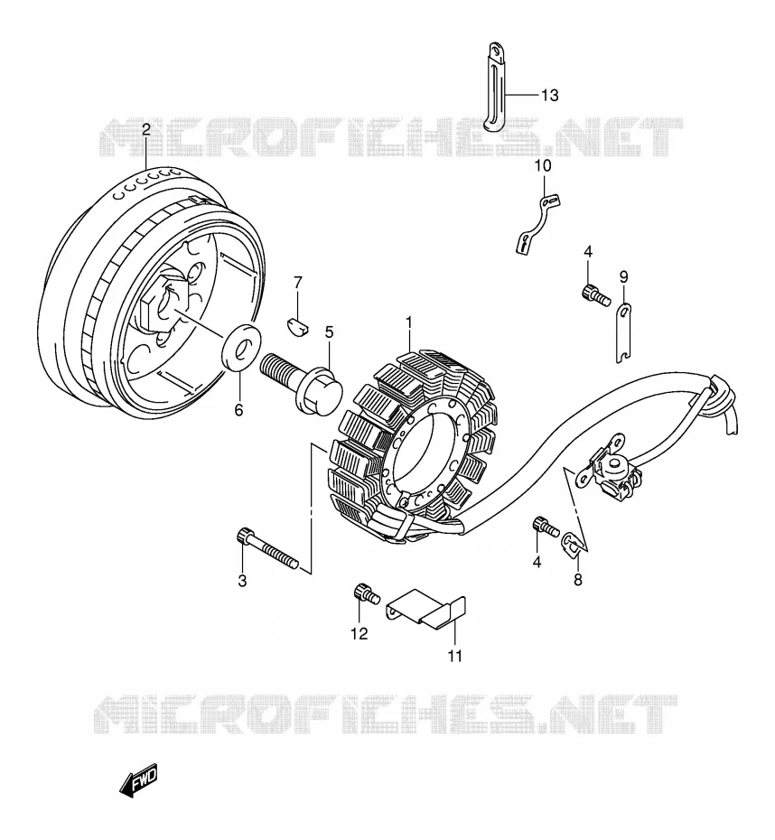 ONTSTEKING (MODELE K1/K2/K3/K4) Suzuki MOTO 800 VOLUSIA 2003  VL800ZK3(E2)