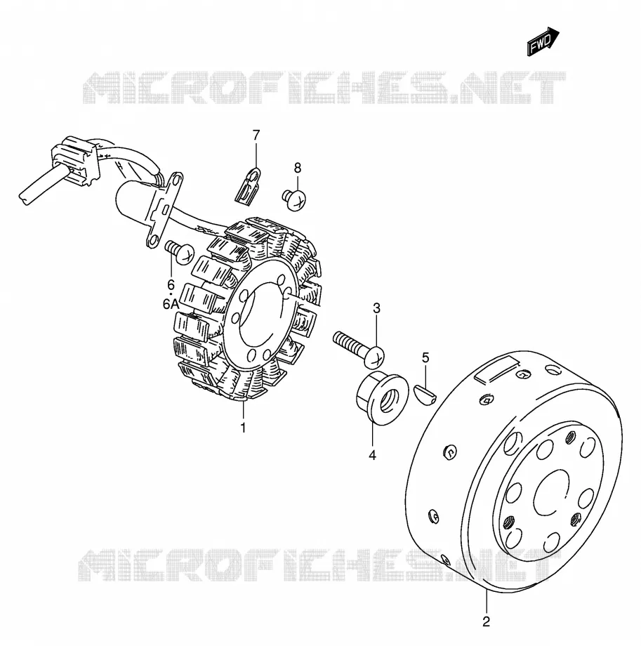 ONTSTEKING Suzuki MOTO 250 TU 1997  TU250XV(E2)