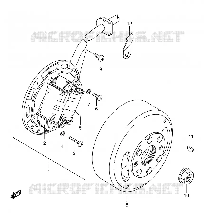 ONTSTEKING Suzuki MOTO 50 TS-X 1991  TS50XAM(E4)