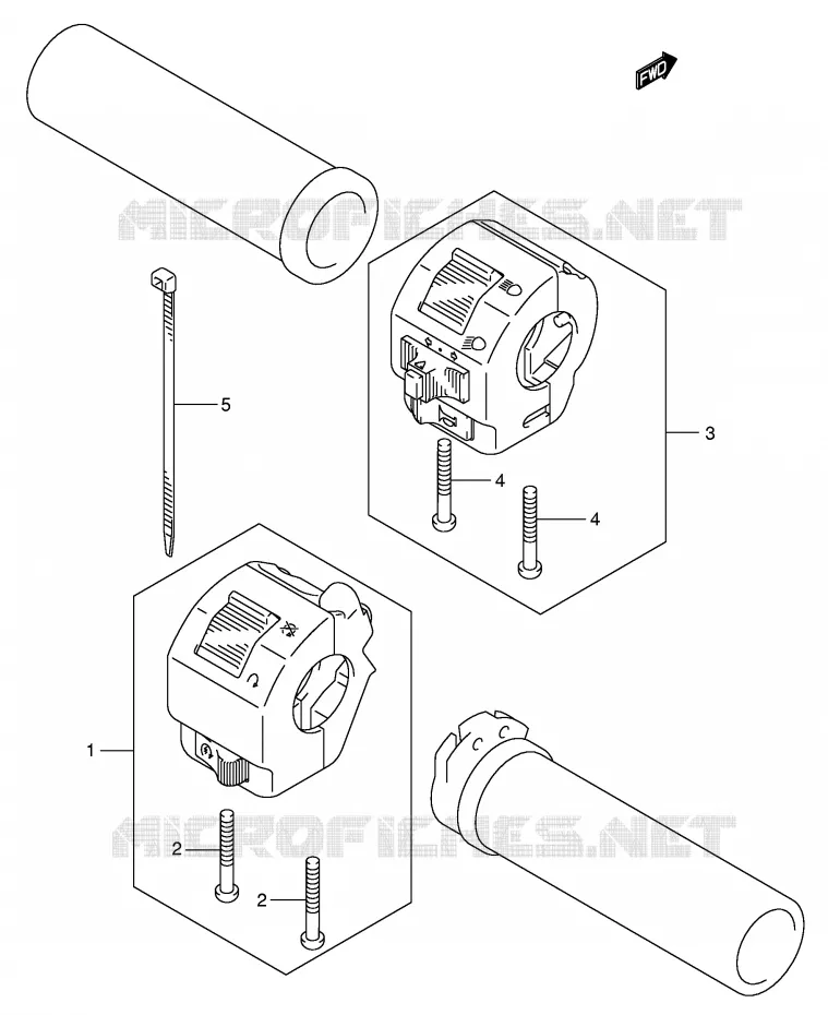 SCHAKELAARS (MODELE K1/K2) Suzuki MOTO 800 VOLUSIA 2001  VL800K1(E2)