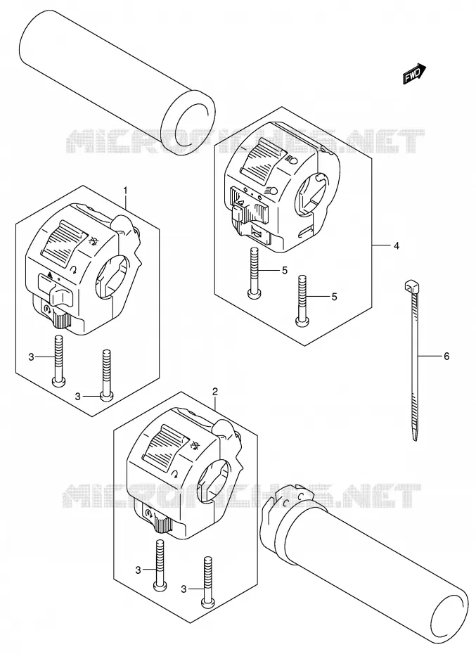 SCHAKELAARS (MODELE K3) Suzuki MOTO 800 VOLUSIA 2004  VL800K4(E2)