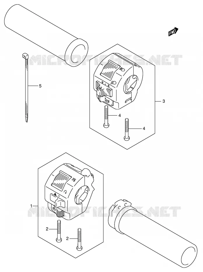 SCHAKELAARS (MODELE K4/K5) Suzuki MOTO 800 VOLUSIA 2005  VL800K5(E2)