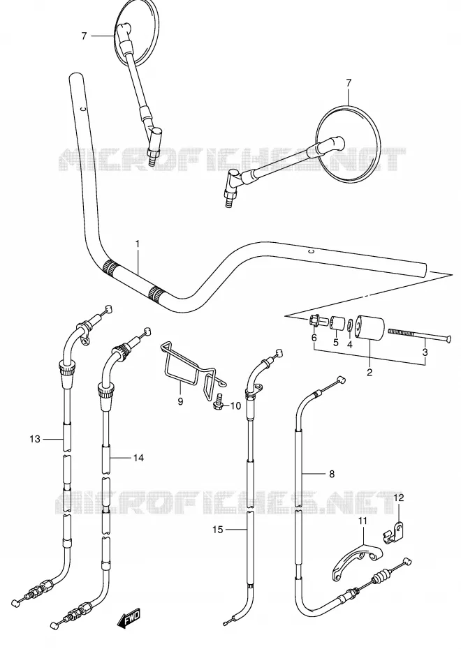 STUUR Suzuki MOTO 250 INTRUDER 2006  VL250K6(E19)