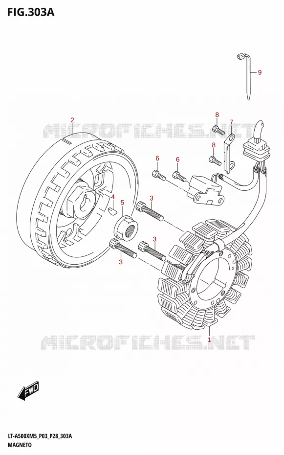 ONTSTEKING Suzuki QUAD 500 KINGQUAD 2025  LT-A500XM5 P03 2025 M5