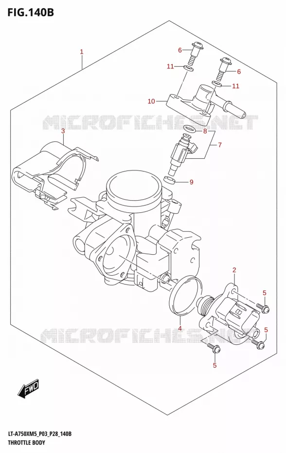 GASKLEPHUIS (P33) Suzuki QUAD 750 KINGQUAD 2025  LT-A750XM5