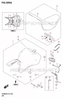 SEAT KUIPDEEL/FRAME 800 suzuki-motorfietsen GSX 2025 2864000064