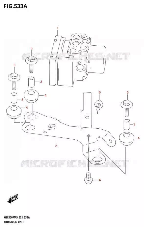 ABS Suzuki MOTO 800 GSX 2025  GSX800FRQ 2025 M5 (E21)
