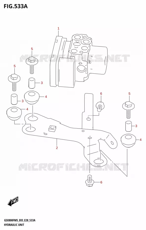 ABS Suzuki MOTO 800 GSX 2025  GSX800FRQM5 E28 2025 M5 (E28)