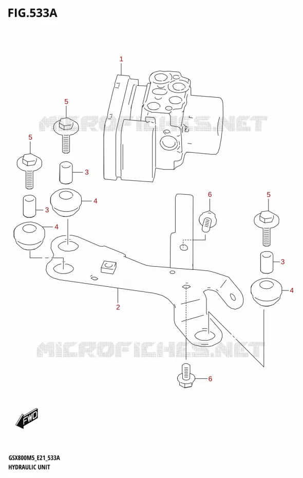 ABS Suzuki MOTO 800 GSX 2025  GSX800UQM5 E21 2025 M5 (E21)