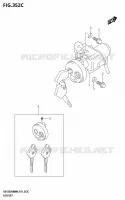 CONTACTSLOT ELEKTRISCHE 125 suzuki-motorfietsen BURGMAN 2024 2884000026