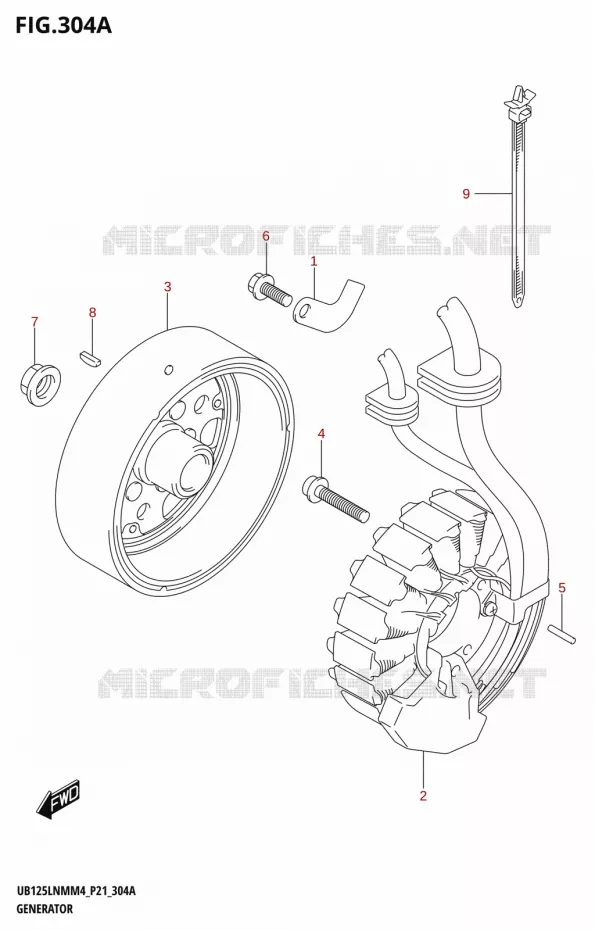 DYNAMO Suzuki SCOOTER 125 BURGMAN 2024  UB125LNM 2024 M4 (P21)