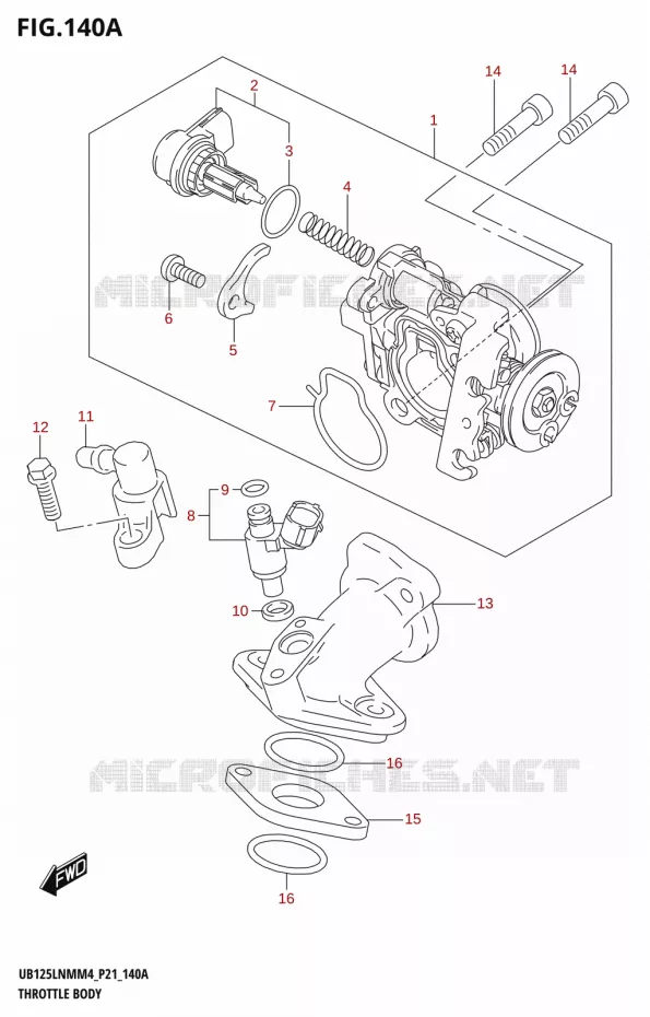 GASKLEPHUIS Suzuki SCOOTER 125 BURGMAN 2024  UB125LNM 2024 M4 (P21)