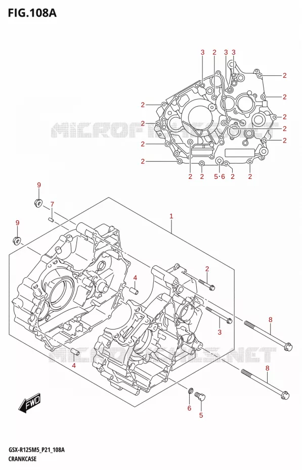 CARTER Suzuki MOTO 125 GSX-R 2025  GSX-R125RL 2025 M5 (P21)